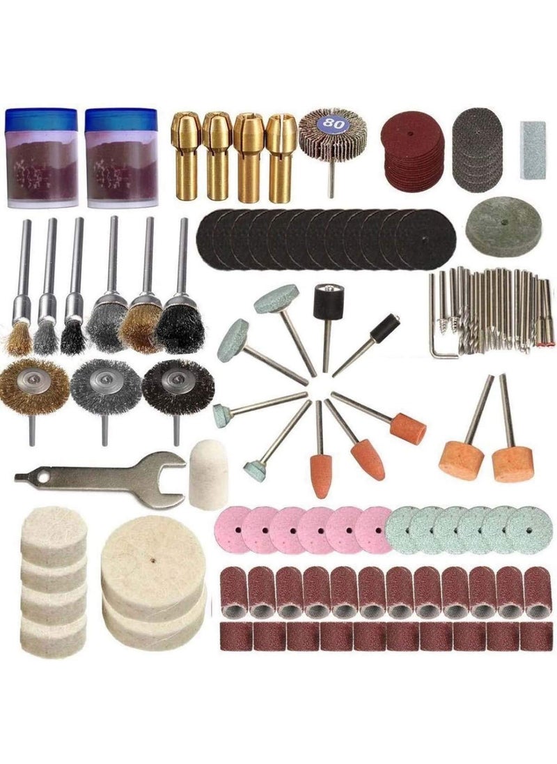 DIY Crafts DIY Crafts Design No 8 Set of 136 Pieces Rotary Tool Accessory Bit Set Grinding Polish Cutting Cut 18 Tools Do it Your Self Tools For Finishing Product Design No 8 Set of 136 Pieces  - Image 1