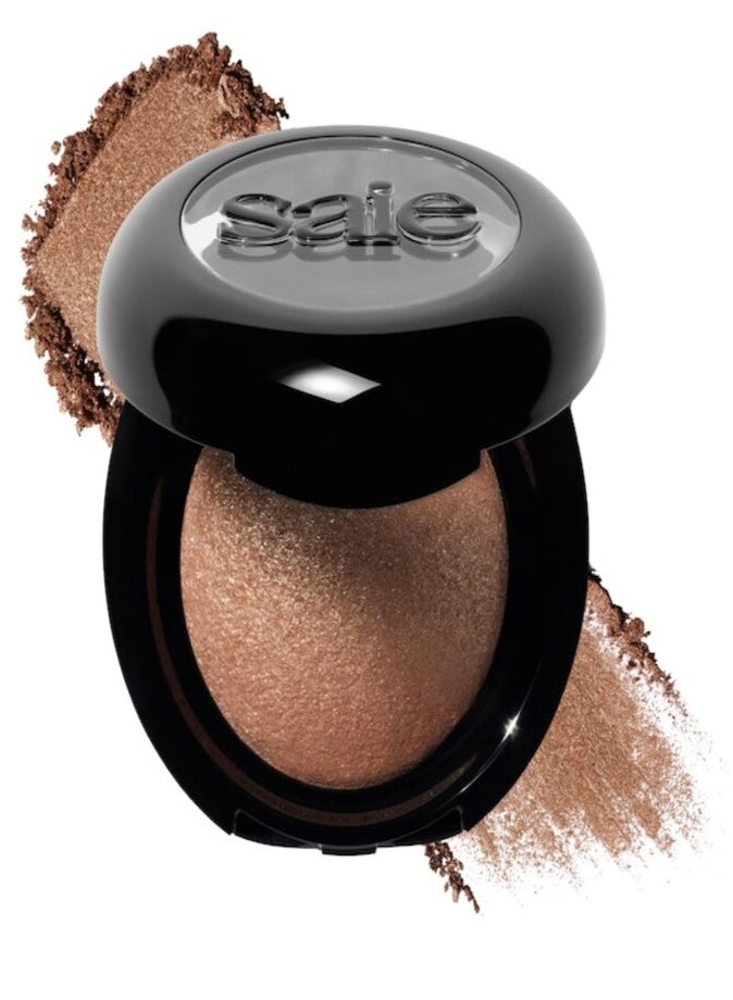 Saie SuperSuede™ Baked Eyeshadow 1g – Gelato (Soft Brown Shimmer) 16-Hour Wear Long-Lasting Baked Powder Eyeshadow - Image 1