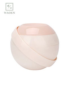 All-in-One Spherical Bento Lunch Box Container Modern Bento Style Design Includes 2 Stackable Containers Built-in Plastic Utensil Set