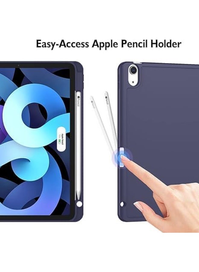 iPad Air 6th Generation 11 Inch Case 2024/ iPad Air Case 5th Generation iPad with Pencil Holder TPU Shockproof For Ipad Air 11 2024 (Blue) - Image 2
