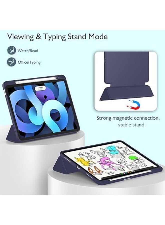 iPad Air 6th Generation 11 Inch Case 2024/ iPad Air Case 5th Generation iPad with Pencil Holder TPU Shockproof For Ipad Air 11 2024 (Blue) - Image 4