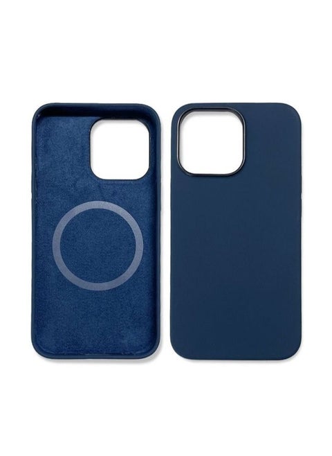 iPhone 14 Pro Case, Protective Back Cover Silicone with Magsafe Case for iPhone 14 Pro Blue 6.1"