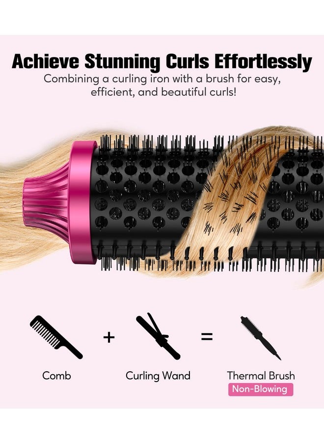 Terviiix Ionic Thermal Brush - Effortlessly Creates 90'S Voluminous Style | 1.77" Non-Blowing Heated Round Brush With 9 Temp Settings, 30S Fast Heating, Dual Mch Tech | Volumizing, Smoothing  - Image 3