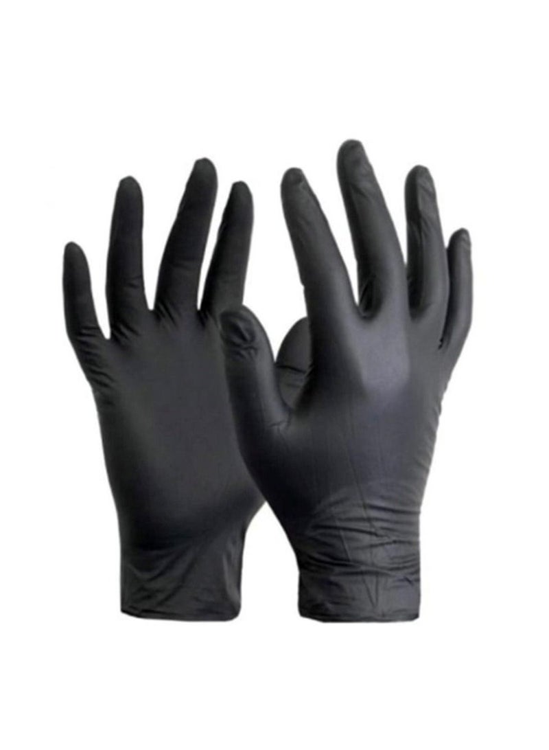 Diva Nitrile Gloves Black Large 100 Pcs/Box 