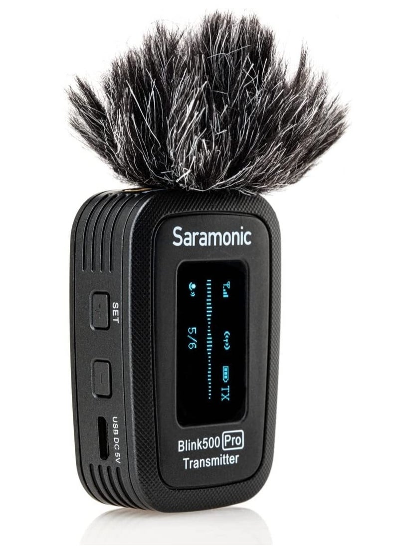 Saramonic - Blink 500 Pro B1 Digital Camera-Mount Wireless Omni Lavalier Microphone System RX+TX - Image 1