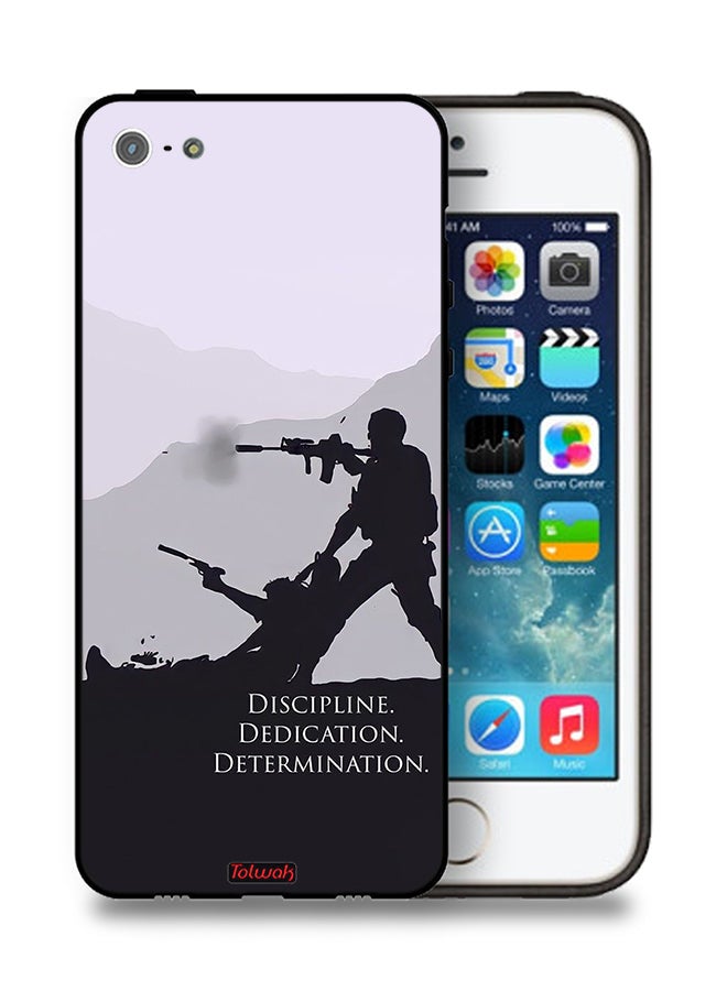 Tolwak Apple iPhone 5/5s/SE Protective Case Discipline Dedication Determination - Image 1