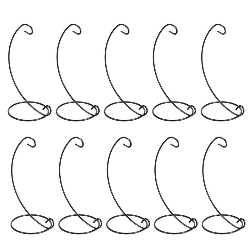 OwnMy 10 Packs of Ornament Display Stand Holder Iron Hanging Rack for Hanging Globe Air Plant Terrarium Witch Ball Bauble Home Party Craft - Image 1