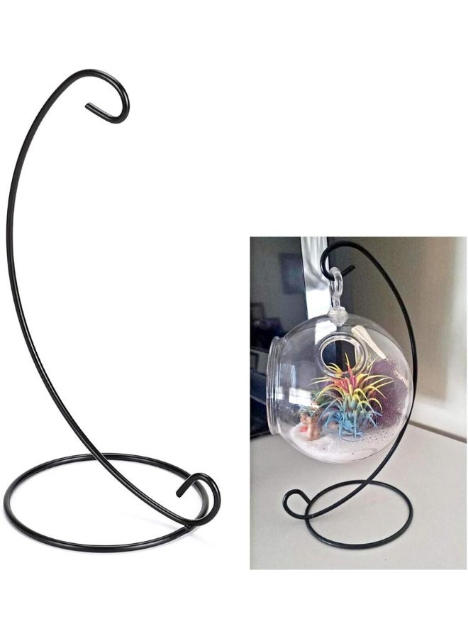 OwnMy 10 Packs of Ornament Display Stand Holder Iron Hanging Rack for Hanging Globe Air Plant Terrarium Witch Ball Bauble Home Party Craft - Image 5