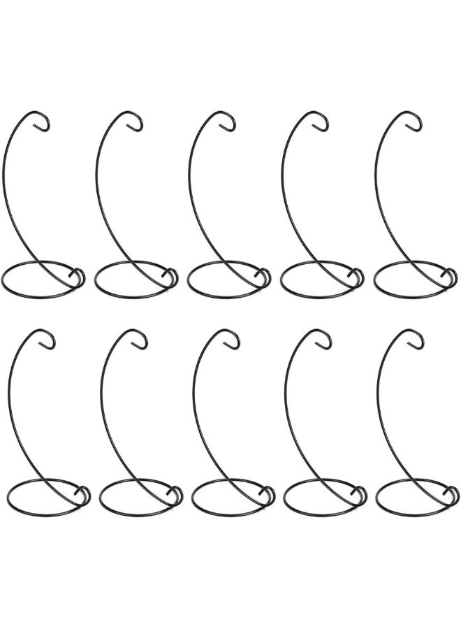 OwnMy 10 Packs of Ornament Display Stand Holder Iron Hanging Rack for Hanging Globe Air Plant Terrarium Witch Ball Bauble Home Party Craft - Image 4