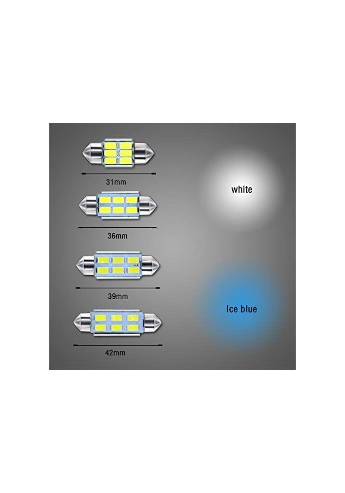 QASULER 2x 36mm License Plate Light Bulbs - Image 2