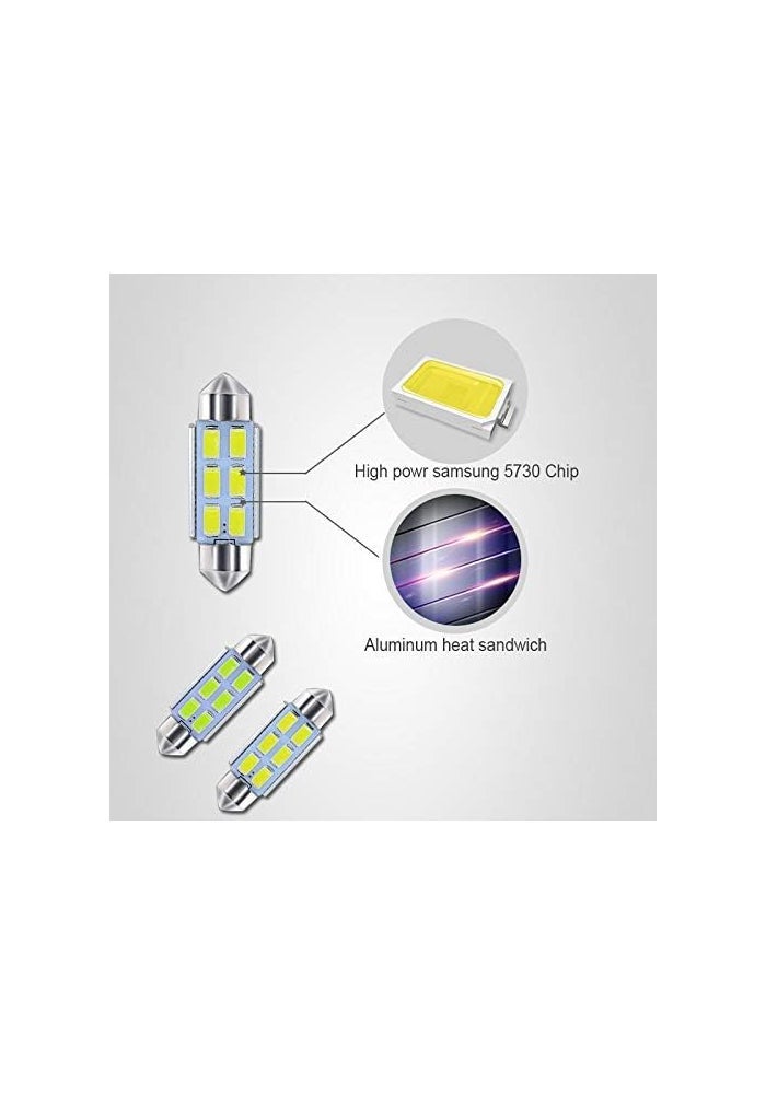 QASULER 2x 36mm License Plate Light Bulbs - Image 4