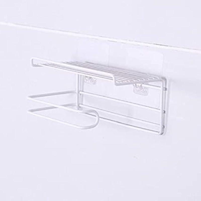 حامل ورق تواليت، موزع تخزين ورق، رف ورق تواليت منزلي من الفولاذ المقاوم للصدأ يُثبت على الحائط، رف تخزين مناشف الحمام مع رف للهاتف