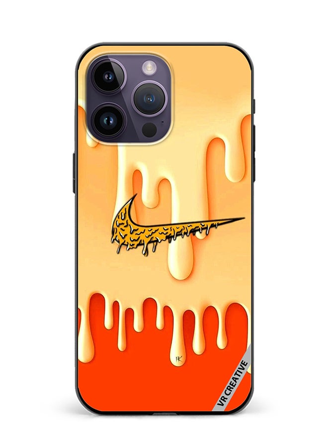 VR CREATIVE غطاء حماية لجهاز آبل آيفون 15 برو بتصميم نايك متعدد الألوان - Image 1