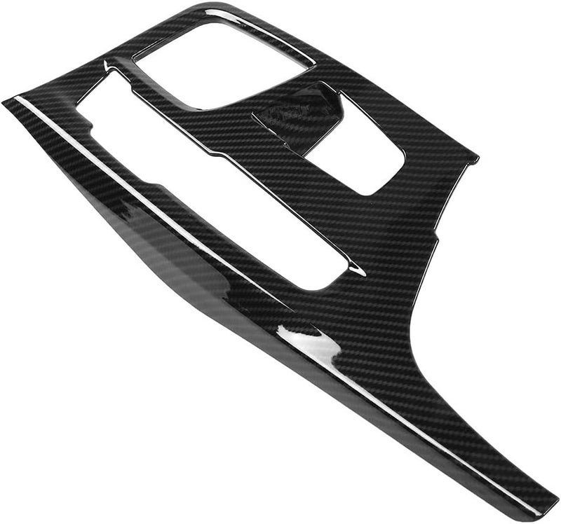 Carbon Fiber Style Center Console Gear Shift Panel Cover Trim, ABS Plastic, 1pc for 5 Series G30 2017-2018 - Scratch, Self Adhesive Design, Luxury Interior Upgrade - Image 4