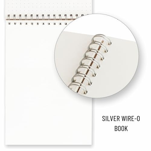 Anupam Sketch-E Sketchbook A5 Hard Cover Wireo Binding Drawing Notebook 100% Recycled Kraft Paper Plain & Dot-Grid On One Side 140Gsm 100 Pages for Artists Students Sketching (Pack of 2) - Image 5