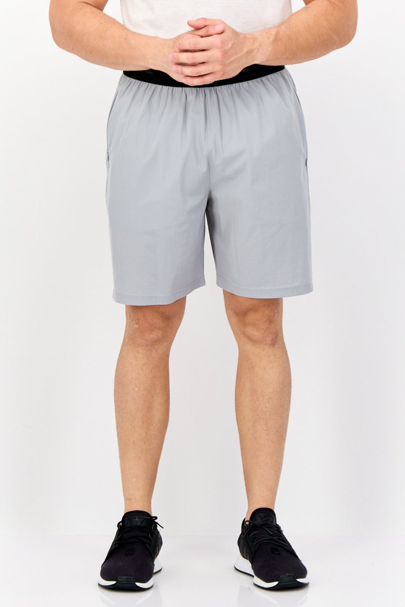 RBX Men Sportswear Fit Training Shorts, Grey  - Image 1