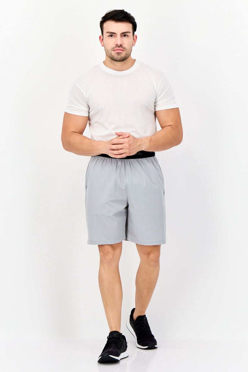 RBX Men Sportswear Fit Training Shorts, Grey  - Image 4