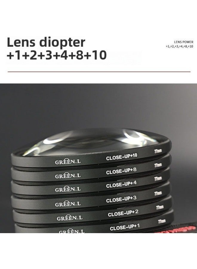 Greener Close-up Lens 37/40.5/49/52/58/67/72/77 Micro-range Lens Magnifying Glass +1+2+3+4-Color:Please Note When Ordering: Multiple +1+2+3+4  - Image 3