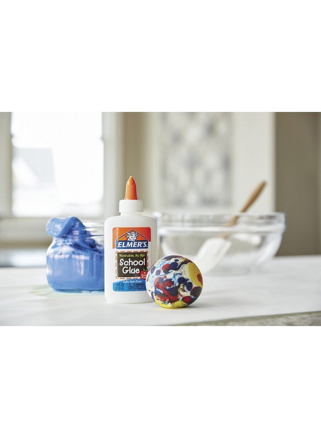 ELMER'S غراء مدرسي سائل أبيض قابل للغسل 4 أونصات رائع لصنع الوحل (5 قطع) - Image 5