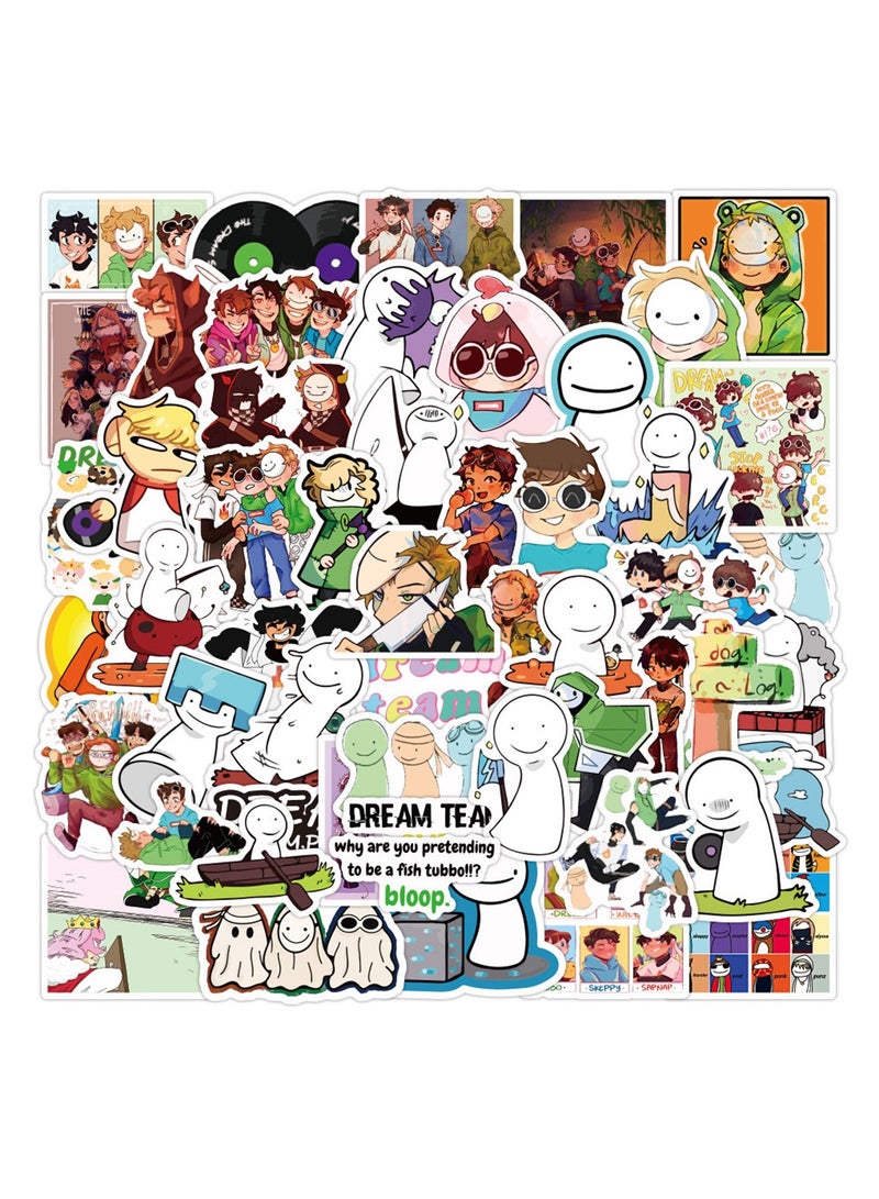 general 50-Piece DreamWasTaken Cute Vinyl Waterproof Sticker - Image 1