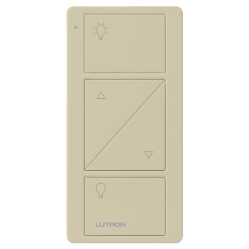Lutron Pico Remote for Caseta Smart Dimmer Switch, 2-Button Control with Raise and Lower, For Table Top or Wallmount Use, PJ2-2BRL-GWH-L01, White - Image 1