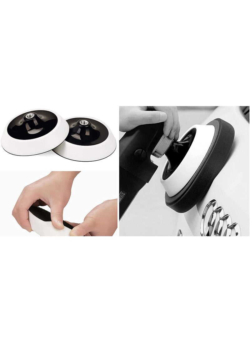 DIY Crafts DIY Crafts 1x, 2" inch, Only Backing Plater High RPM Double Soft Thick Edge 1-6" for M10/M14/ 5/8‘’ Rotary Polisher Self Adhesive Hook & Loop Back Plate for Polishing Pad Only Ba (1x, 2" inch)  - Image 2