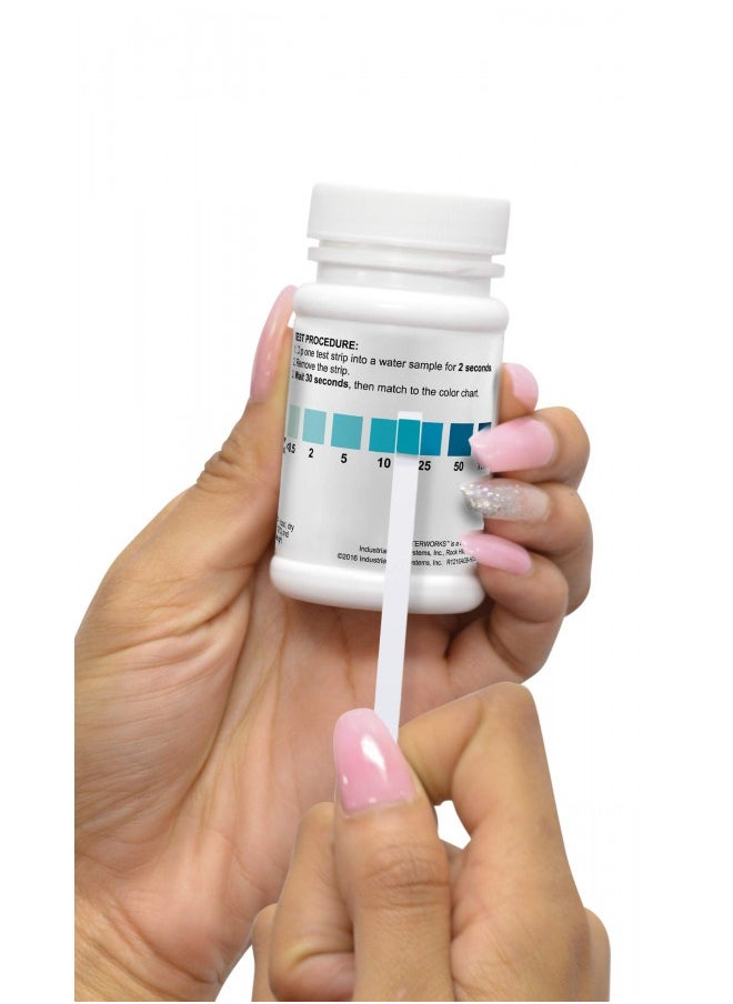 Industrial Test Systems Industrial Test Systems | 480014 Waterworks Peroxide (H2O2) Test Strip | 0-100Ppm Range | 30-Second Test Time | 50 Test Strips | Top Selling Peroxide Strip | For Pool And Spa, Drinking H2O, Laundry,  - Image 2