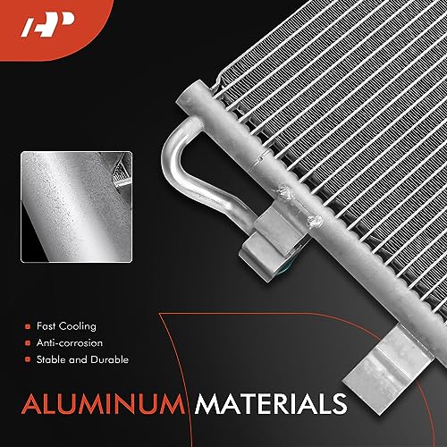 A-Premium Air Conditioning A/C Condenser Compatible with Ford Explorer 2011-2019 V6 3.5L, Replace# BB5Z19712A - Image 2