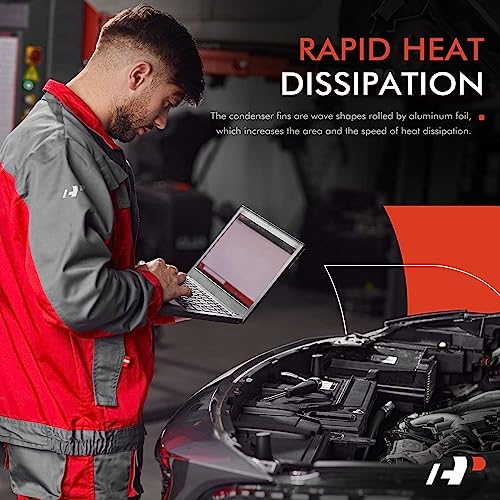A-Premium Air Conditioning A/C Condenser Compatible with Ford Explorer 2011-2019 V6 3.5L, Replace# BB5Z19712A - Image 4