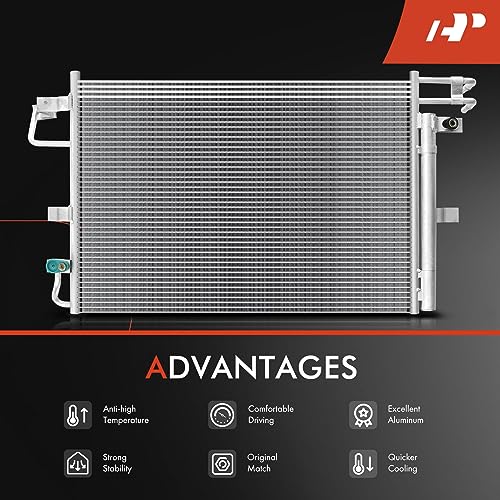 A-Premium Air Conditioning A/C Condenser Compatible with Ford Explorer 2011-2019 V6 3.5L, Replace# BB5Z19712A - Image 5