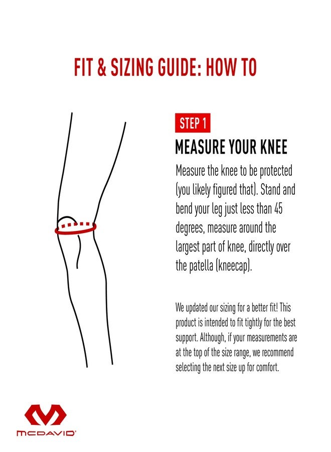 McDavid Mc David Compression Leg Sleeves with Knee Pads for Men and Women - Blue - Large (L) - Designed for playing basketball - Image 5