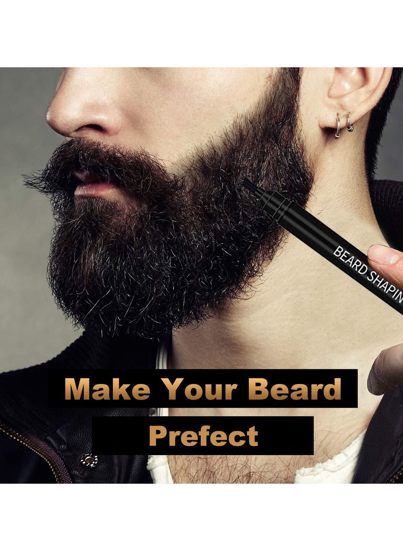 Generic Waterproof Double Headed Beard Filling Pen Set Black  - Image 3