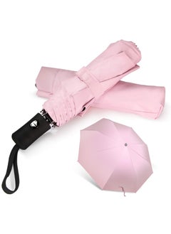 KYD Umbrella Windproof Travel Umbrella 12 Ribs Auto Open & Close Collapsible Folding Compact Umbrella for Backpack  - Image 1
