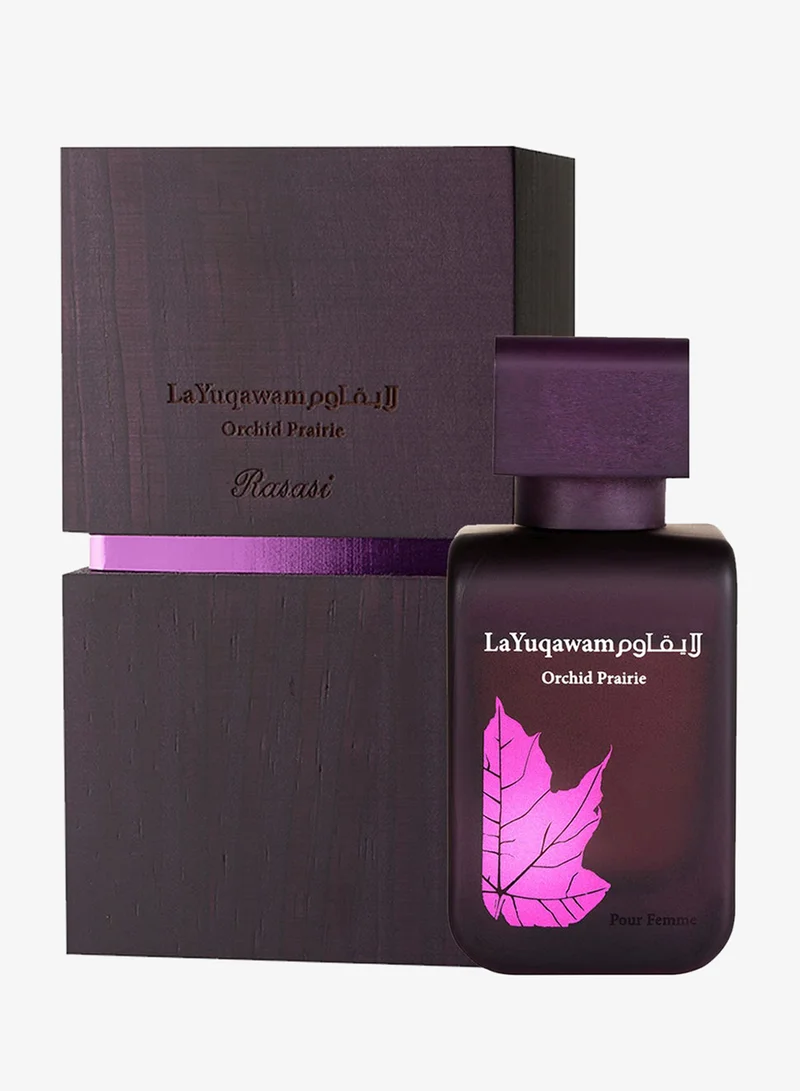 Rasasi  La Yuqawam Orchid Prairie 75Ml  | Best Price UAE