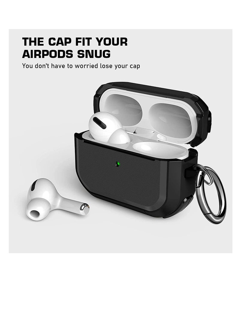 ELTRAZONE AirPods Pro Case Cover with Keychain Full Protective Shockproof Soft TPU Accessories Skin Compatible for Apple Airpods Pro Case for Women Men Girls Boys Front LED Visible - Image 2