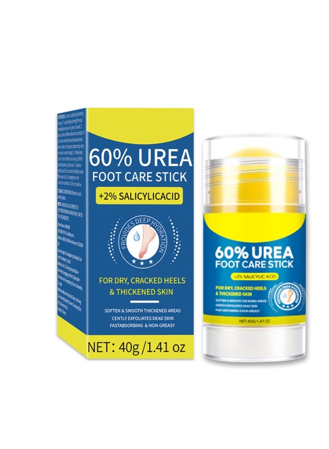 Urea Cream 60 Percent for Feet with 2% Salicylic Acid 2 Pack, Urea Foot Cream for Cracked Heels and Dry Skin, Deep Moisturizing, Callus Remover and Soften, Cracked Heel Repair Cream, Foot Moisturiser - Image 1