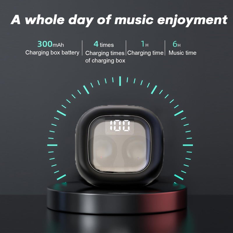 Loluka Ultra Small in-Ear Wireless Invisible Smallest Bluetooth Earbuds for Sleep Comfortable and Fitable for All Type Ears True Wireless Earbuds Stereo Sound IPX4 Waterproof - Image 2