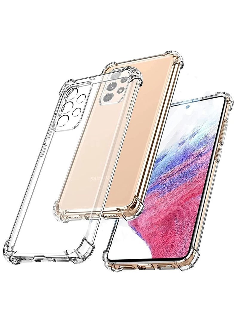 Samsung Galaxy A33 5G Clear Cover Case soft TPU Transparent Silicone Gel Back Protective Case shock Absorbent Reinforced Corner for Samsung Galaxy A33 5G