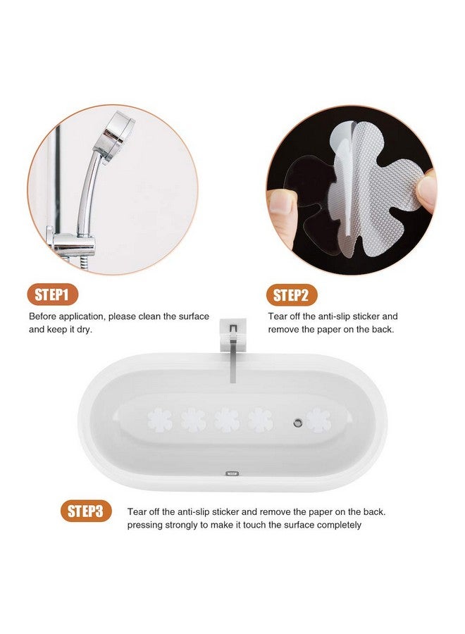 Secopad Original 36PCS Transparent Bathtub Stickers Non-Slip, Safety Shower Treads Adhesive Appliques with Premium Scraper - Image 4