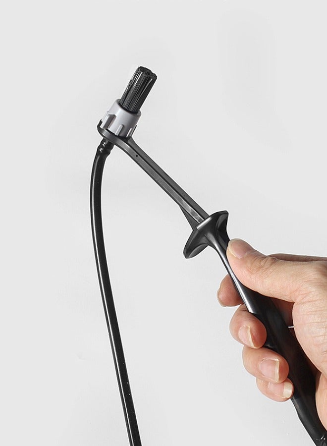 بينكو عصا تنظيف بالبخار لماكينة صنع الإسبريسو مباشرة من الماكينة، فرشاة تنظيف بالبخار احترافية قابلة للفصل لماكينة صنع الإسبريسو - مضادة للحروق، مع ملعقة، إزالة فعالة لبقايا القهوة والزيت - Image 5