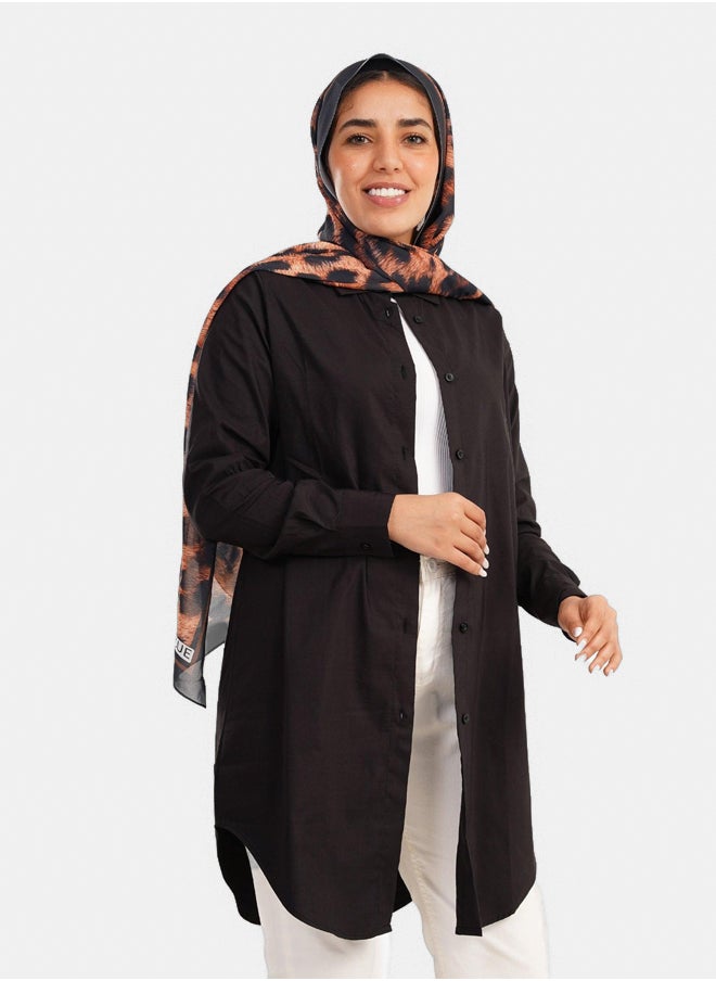 Clue Poplin Loose Fit Shirt  - Image 1