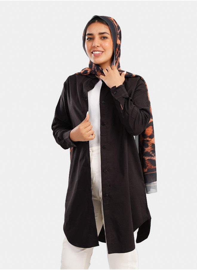 Clue Poplin Loose Fit Shirt  - Image 2