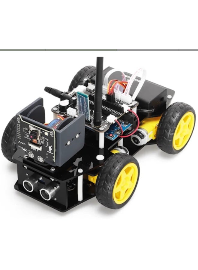 Smart ESP32 Camera Robot Car for STEM Education, AI Vision Programming, Wireless Control, DIY Assembly, Coding Practice, Classroom Teaching & Maker Projects