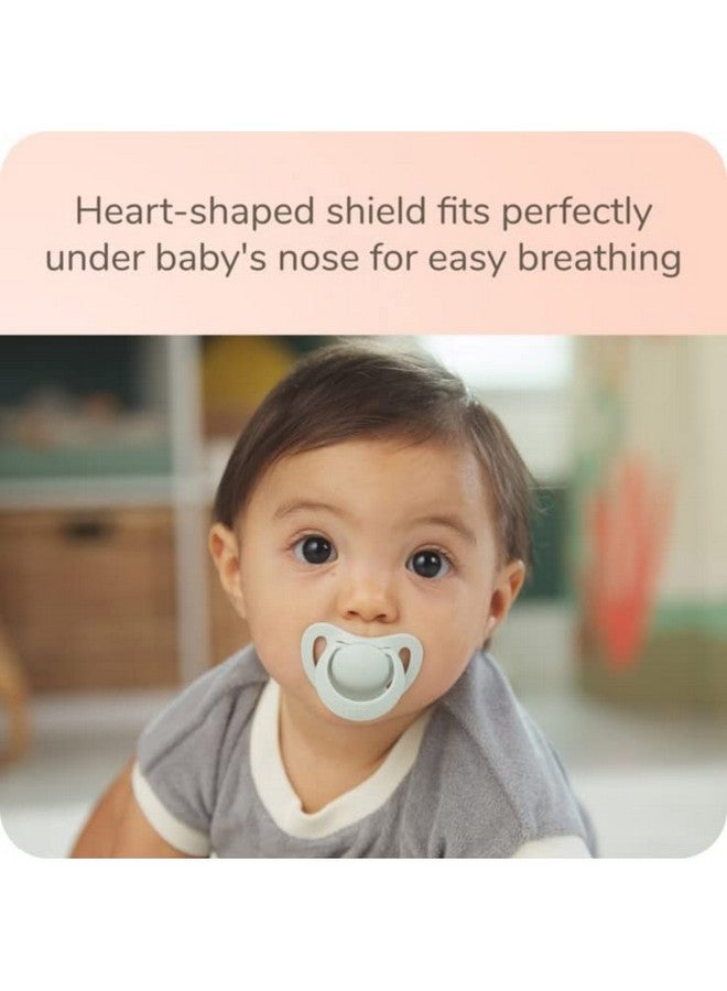 نوك | لهايات تقويم الأسنان | أزرق فاتح-أزرق | من ٦ إلى ١٨ شهرًا | أفضل لهاية للأطفال الرضع | خالية من بيسفينول أ | مصممة لتهدئة الطفل تمامًا مثل الأم | عبوة من قطعتين (أزرق) - Image 4