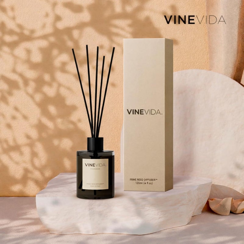 VINEVIDA | Eucalyptus Spearmint | Reed Diffuser for Home & Bathroom | Long-Lasting Scent Sticks Set | Oil Stick Diffuser | Bathroom Scent - Image 4