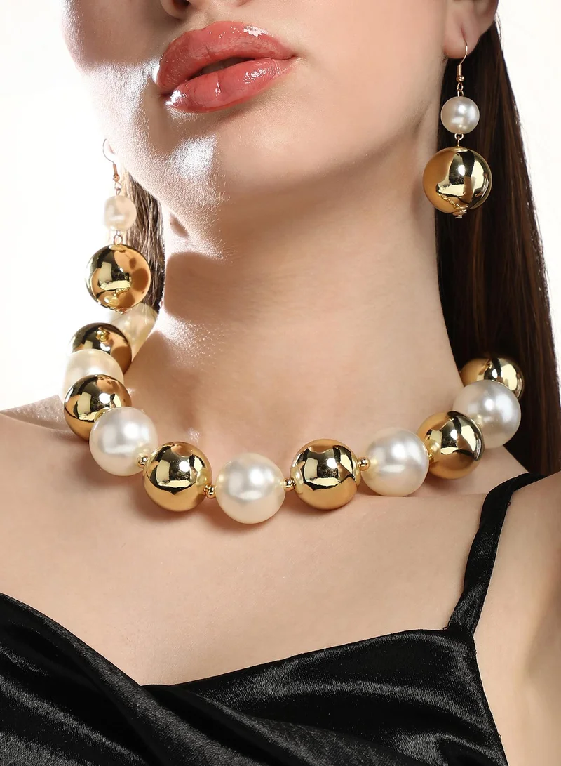 سوهي Women's The Majesté Block Jewellery Set