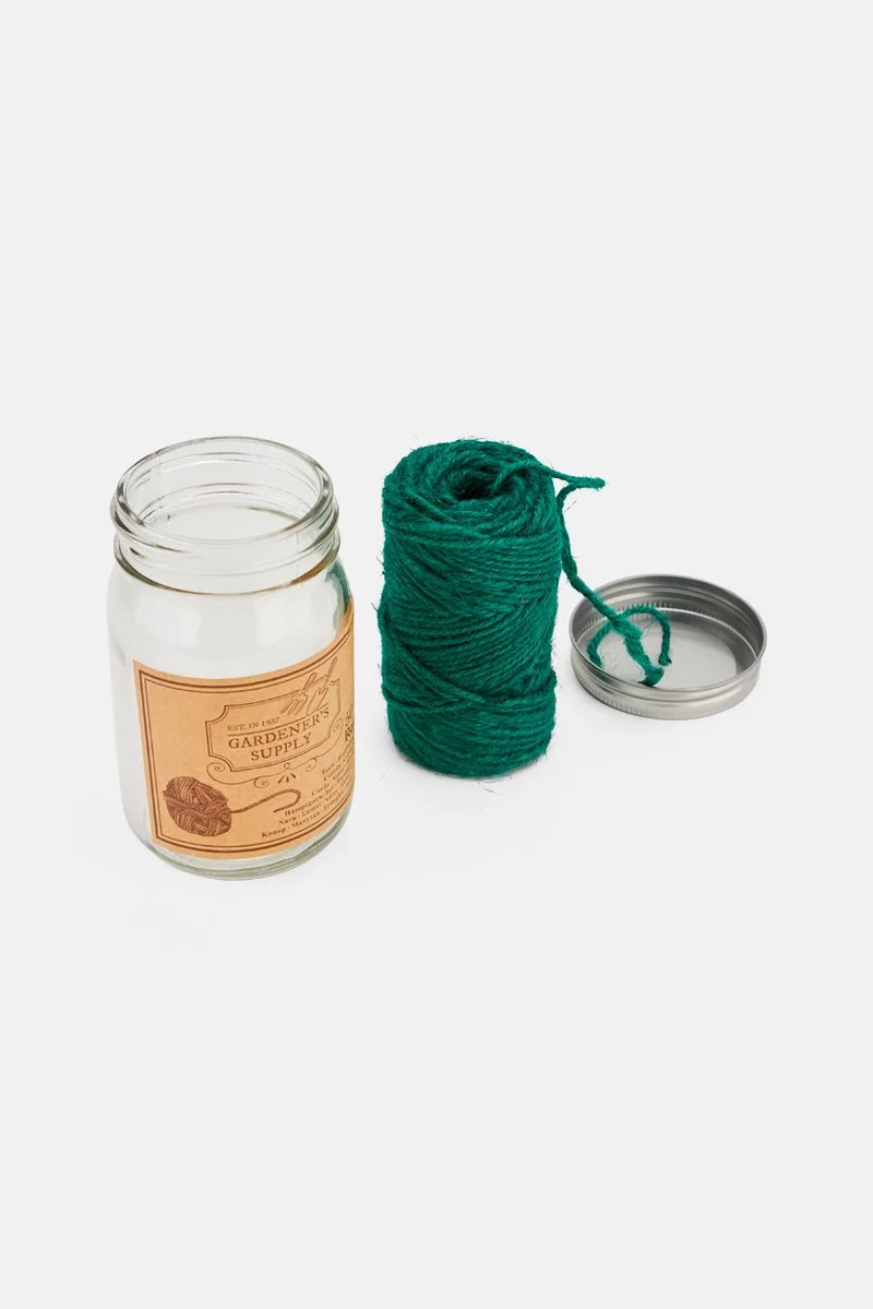 Muy Mucho Garden Jar Jute String Stake Ties Allotment Shed, Assorted