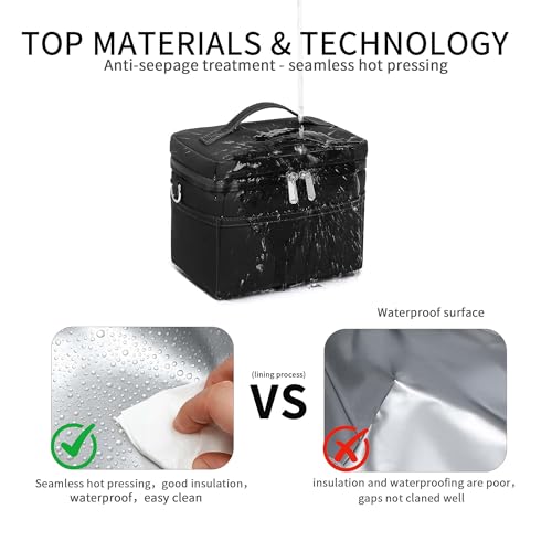 sorozien Insulated Lunch Bag for Women Adult Lunch Box Lightweight Waterproof Lunchbox Soft Cooler Reusable Lunch Bags for Work - Image 3