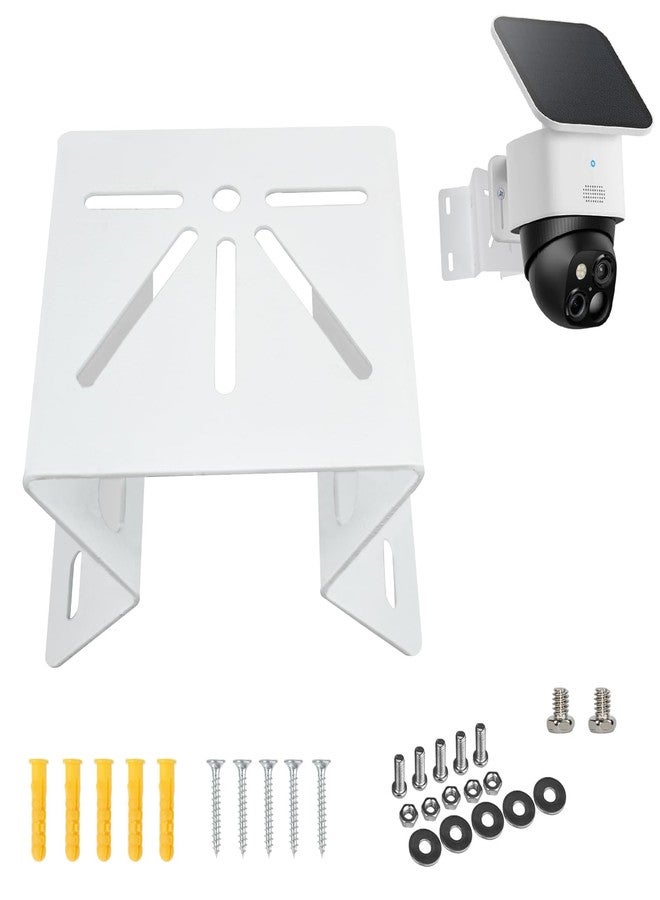 TEKCAM Metal Corner Mount Compatible with Eufy Security SoloCam S340, E30 Camera, Eufy Floodlight Camera E340 Wired, E30, S330, PTZ Camera (1 PCS) - Image 1