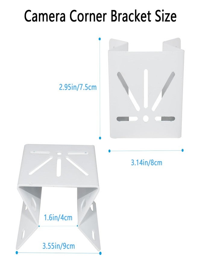TEKCAM Metal Corner Mount Compatible with Eufy Security SoloCam S340, E30 Camera, Eufy Floodlight Camera E340 Wired, E30, S330, PTZ Camera (1 PCS) - Image 4